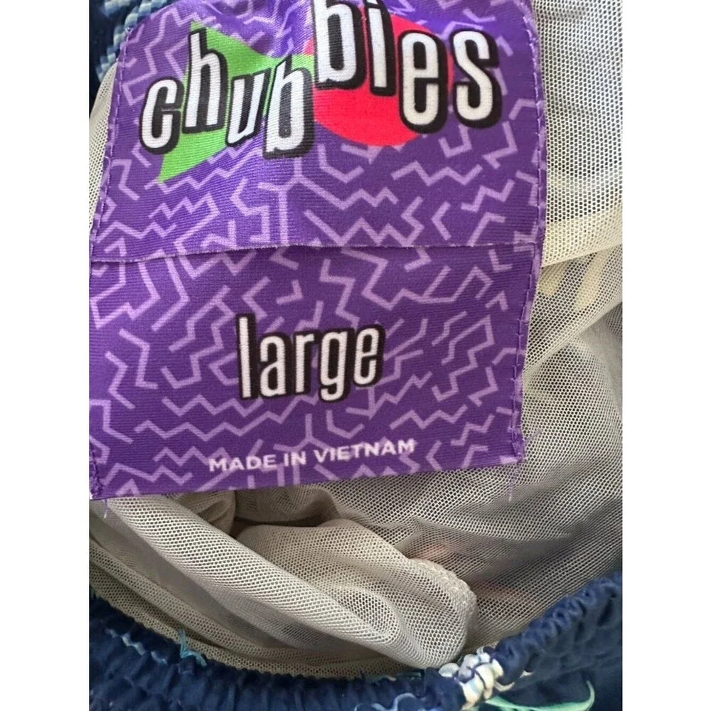 Chubbies Men The Neon Lights Classic Swim Trunk Size Large